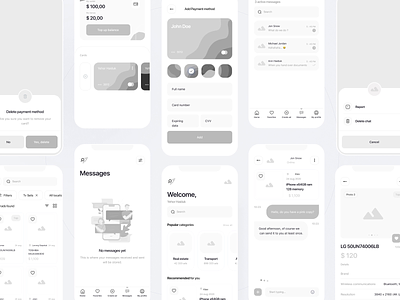 UX vs UI for IOS app and Web 🙏 aftereffects animation app app design clean clean ui concept ecommerce flat interface ios marketplace minimal store stores ui ux uxdesign web wireframes