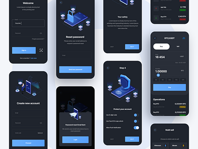 Crypto Social Network App Design