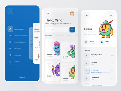 Learning app for Boro Ui/Ux challenge