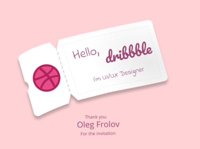 Hello, Dribbble!