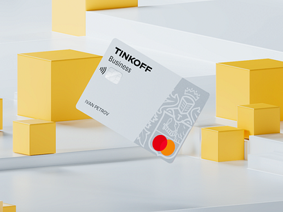 Tinkoff — 3D illustration 3d bank branding crypto design finance fintech illustration motion graphics