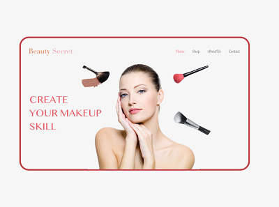 Beauty Secret design ui ux web