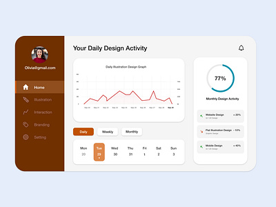 Daily Design Activity Web Platform