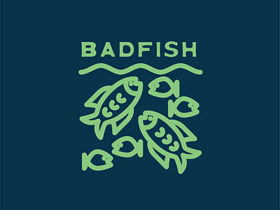 Badfish badfish branding logo logo design outdoors