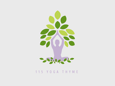 Logo for 115 Yoga Thyme logo