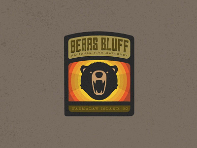 Bears Bluff National Fish Hatchery branding logo outdoors