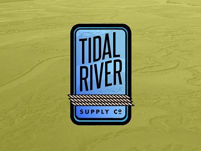 Tidal River Supply Co badge branding logo outdoors