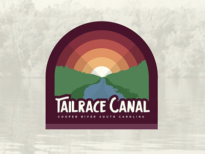 Tail Race Canal branding fishing logo outdoors