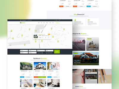 Rehomes: Real Estate Landing Page