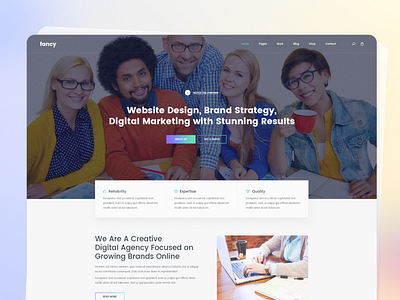 Digital Agency Landing Page