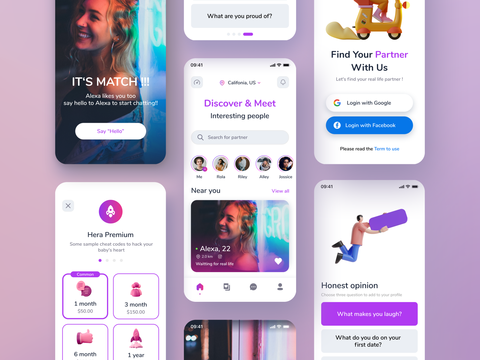 Dating Mobile App by Tony-Nguyen on Dribbble