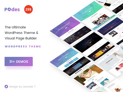 Podes | Responsive Multi-Purpose WordPress Theme architecture blogs business freelancer interior design law firm magazine photography portfolio shops studio video