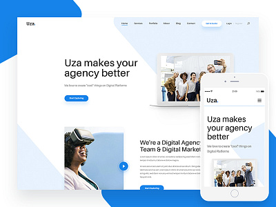 Digital Agency agency clean creative creative agency design digital minimal modern