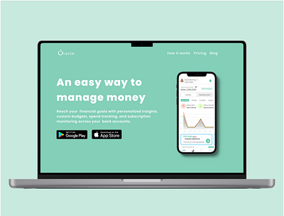 Ovaviw Landing page design ui ux web design website