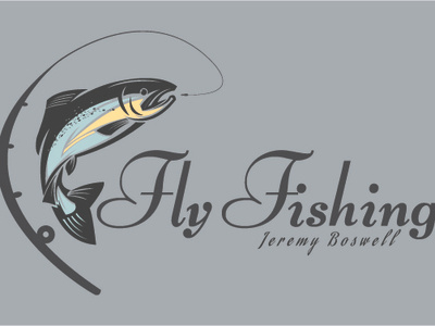 Fly Fishing Logo Proposal 4 100 by 360 Lab Design on Dribbble