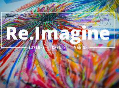 Re Imagine advertising artwork brand brand identity branding design logo