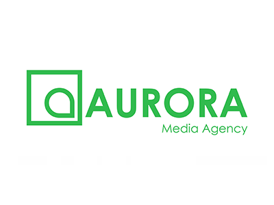 Aurora Media Agency Logo Design