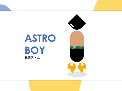 Astro Boy Presentation Design branding design flat graphic illustration keynote powerpoint presentation prezi vector