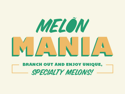 Melon Mania fruit lockup melons type