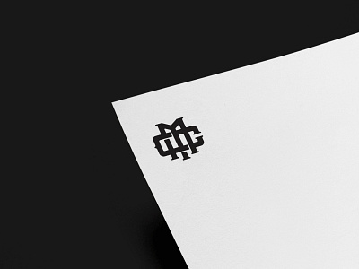 MC Monogram branding bw icon identity logo logotype monogram