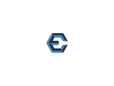 E is for Epic branding e logo logo design negative space