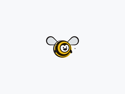 Happy Bee brand identity design logo design