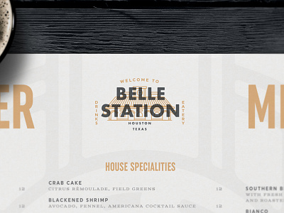 Belle Station logo design logosystem