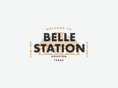 Belle Station environmental graphic