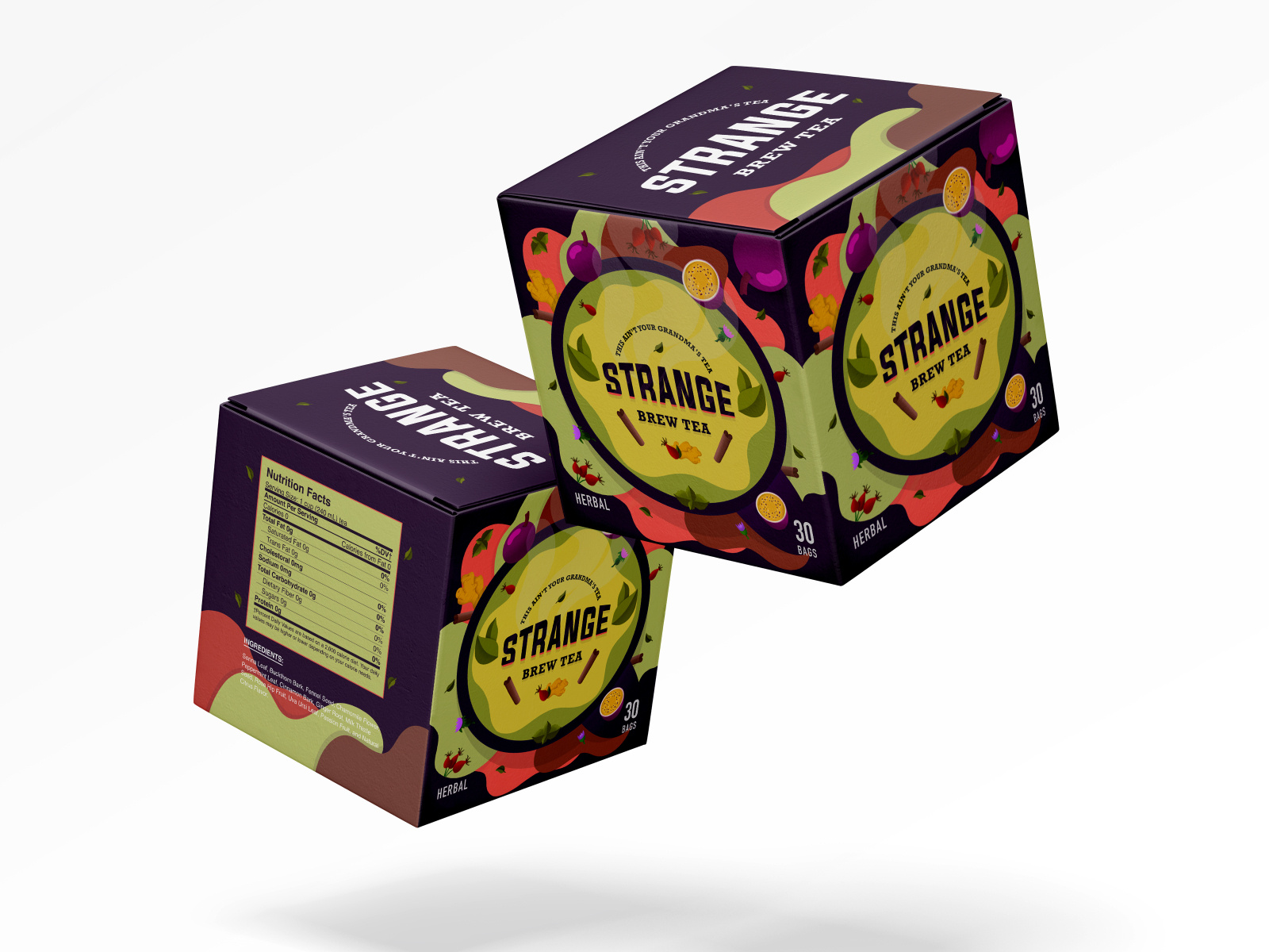 Tea Box Packaging Design By Elise Nguyen On Dribbble