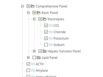 TreeView Selector with data types