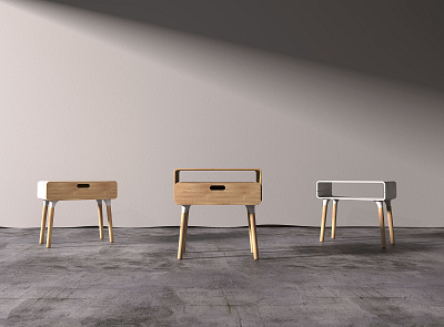 Nomada bedside table furniture furniture design industrial industrial design product design wood