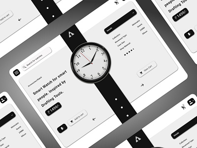 UI Works | Smart Watch appdesign application branding design ecommerce design illustration ui ux web web design