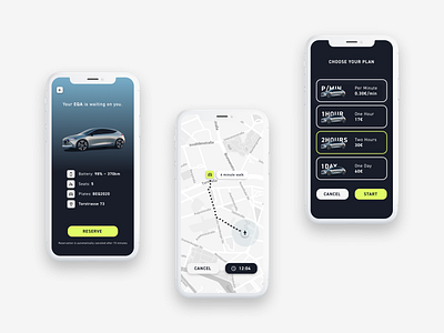 SHAREQ | electric car-sharing app