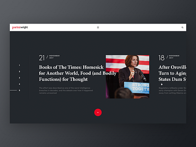 Law firm — Index (News screen) home index law law firm news news feed simple typography ui ux web website