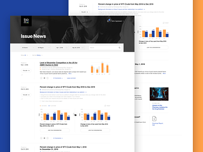 Issue News compare feed graph interactive issue news newsfeed statistics web app