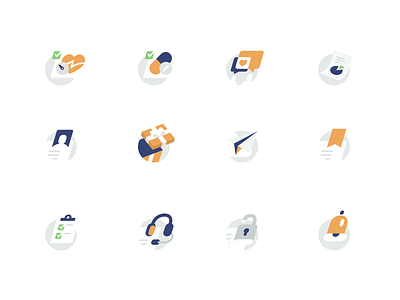 Icon set for a medical app