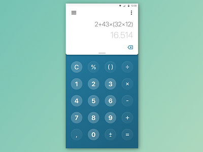 simple Calculator app dailyui ux