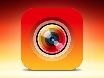 Pro HDR X icon app camera icon iphone lens sunset