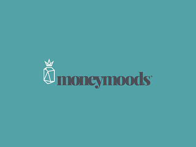 Money Moods Logo finance identity logo money prism