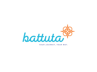 Battuta Logo identity ireland logo travel
