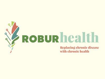 Robber Health Logo data health leaf logo medical nature