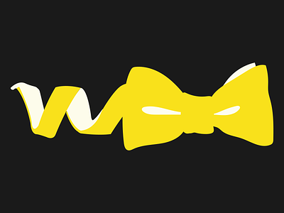 Bartending Logo bartending bowtie lemon twist