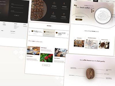 Coffeeshop beans coffee coffeeshop design designer illustration web webdesign webdesigns website