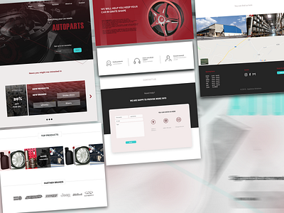 Autoparts auto autoparts car design designer template templatedesign ui ux web webdesign webdesigns website