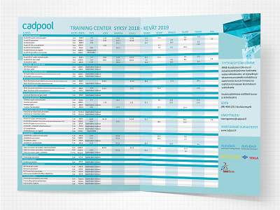 Cad Training Center Bifold Calendar - In