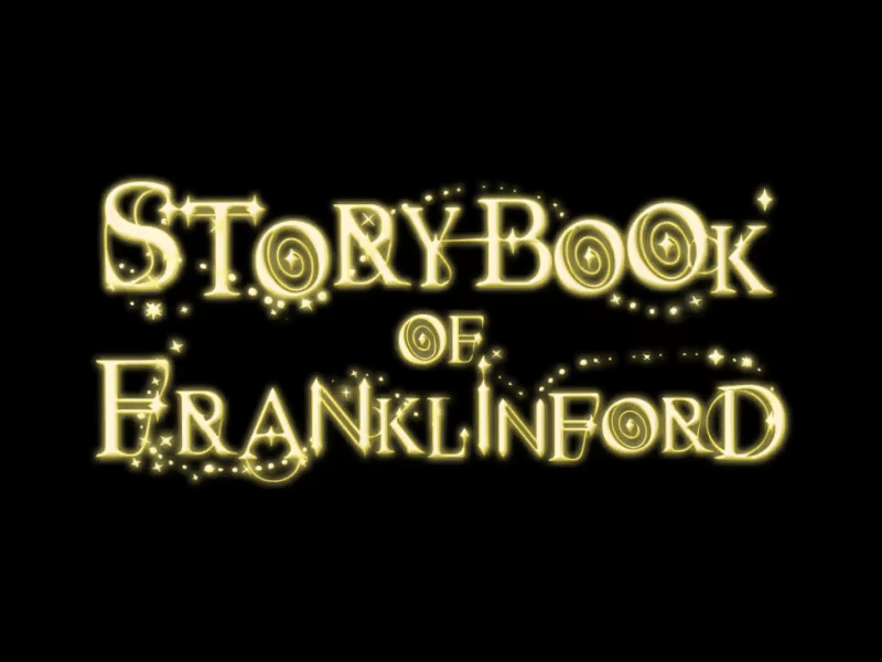 Storybook of Franklinford - Logo Writein Animation after effects animation lettering logo logo design logotype old fashioned shine sparkle sparkles stars story storybook typography write write in