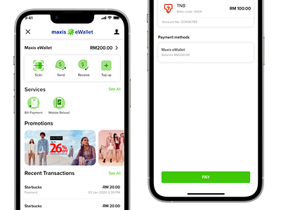 eWallet design for a Telco