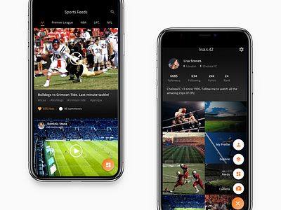 Sports Social Mobile App malaysia mobile app singapore social app sports ui ux