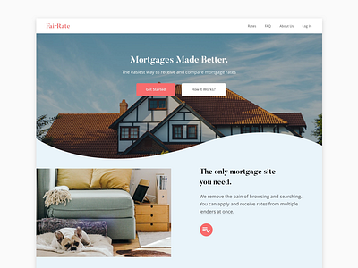 Mortgage Comparison Site Design