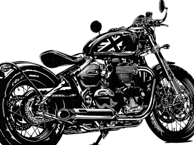 Triumph Bonneville Bobber TFC Custom 2020 by rezosim on Dribbble